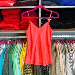 Trina Turk coral v neck cami size S